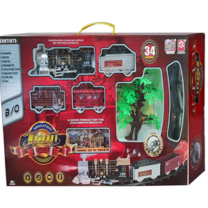 قطار اسباب بازی بزرگ دودزا 34 تکه Train_اسباب بازی